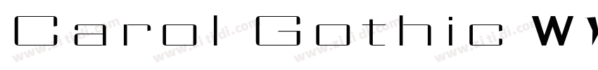 Carol Gothic W10 Reg字体转换 Carol Gothic W10 Reg字体转换